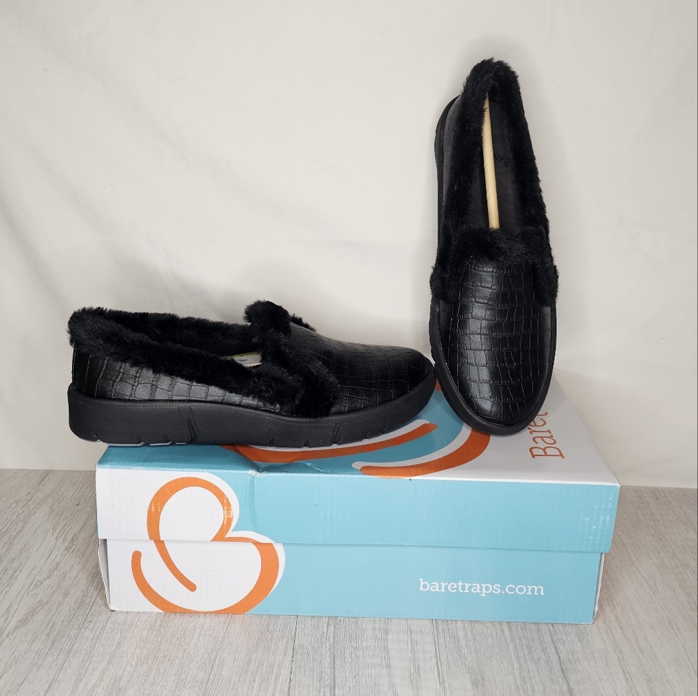 Baretraps Becky Furry Transitional SlipOn Shoes 5.5